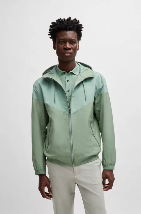 Water-repellent jacket in a regular fit