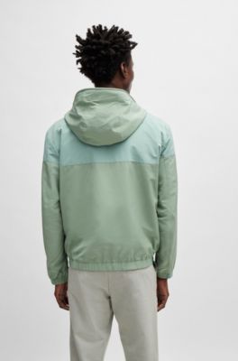 Water-repellent jacket in a regular fit, Light Green