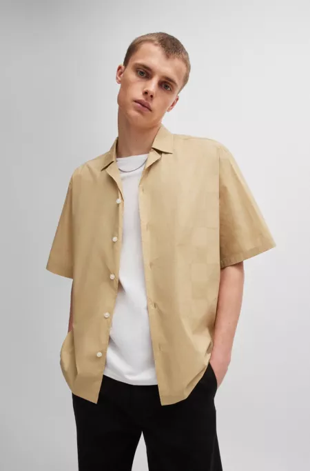 Oversize-fit shirt with print