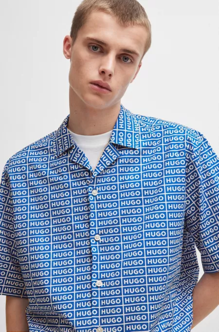 Oversize-fit shirt with print