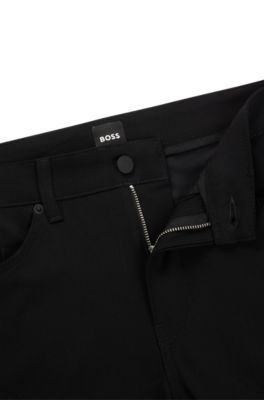  Vaqueros Delaware slim fit de tejido el&aacute;stico, Negro