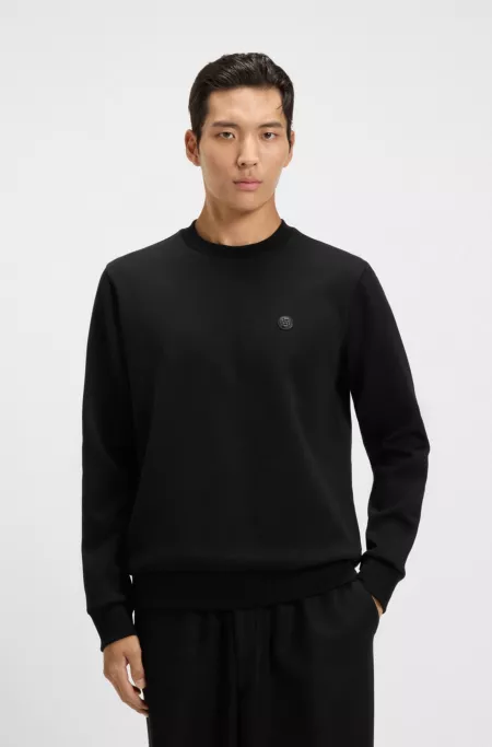 Cotton-blend sweatshirt with Double B monogram