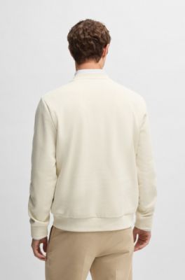 Sudadera de algod&oacute;n con monograma Double&nbsp;B, Blanco