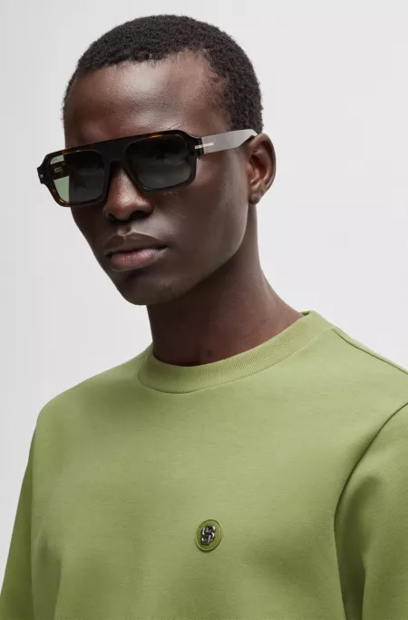 Cotton-blend sweatshirt with Double B monogram