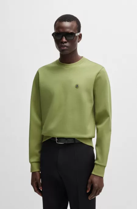 Cotton-blend sweatshirt with Double B monogram