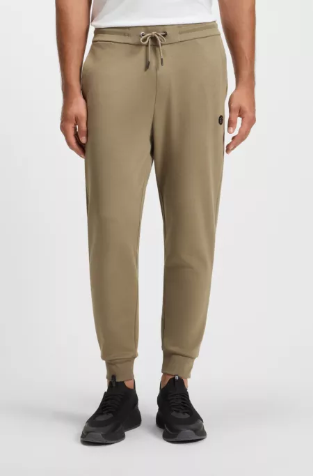 Cotton-blend tracksuit bottoms with Double B monogram