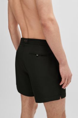Logo-trimmed swim shorts quick-dry ripstop fabric