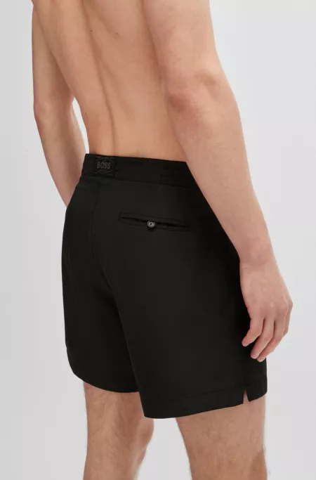 Logo-trimmed swim shorts in quick-dry ripstop fabric