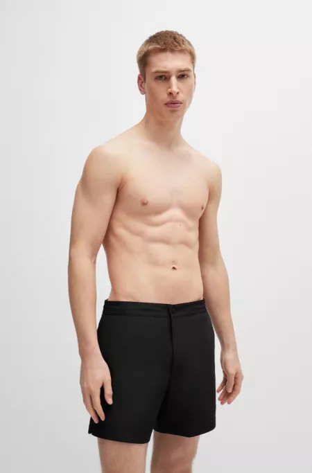 Logo-trimmed swim shorts in quick-dry ripstop fabric