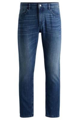 Hugo Boss Regular-fit Jeans In Blue Comfort-stretch Denim In Blue