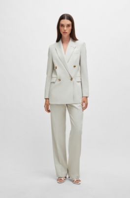 Formal trousers a heavyweight wool blend