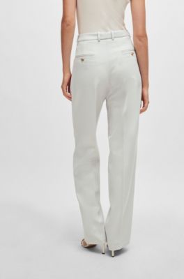 Formal trousers a heavyweight wool blend