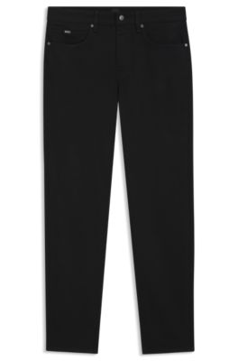 Vaqueros Delaware slim fit de tejido vaquero negro, Negro