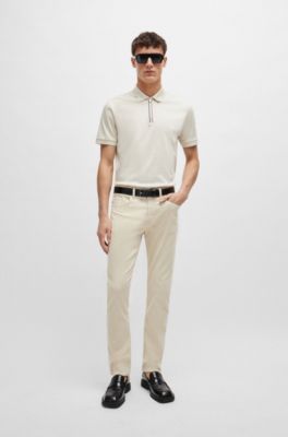 Delaware Slim-fit jeans in soft stretch denim, White