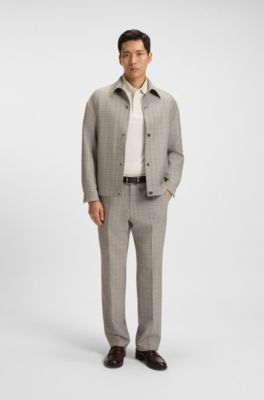 Polo en piqu&eacute; de algod&oacute;n Oxford con detalle de logo, Blanco