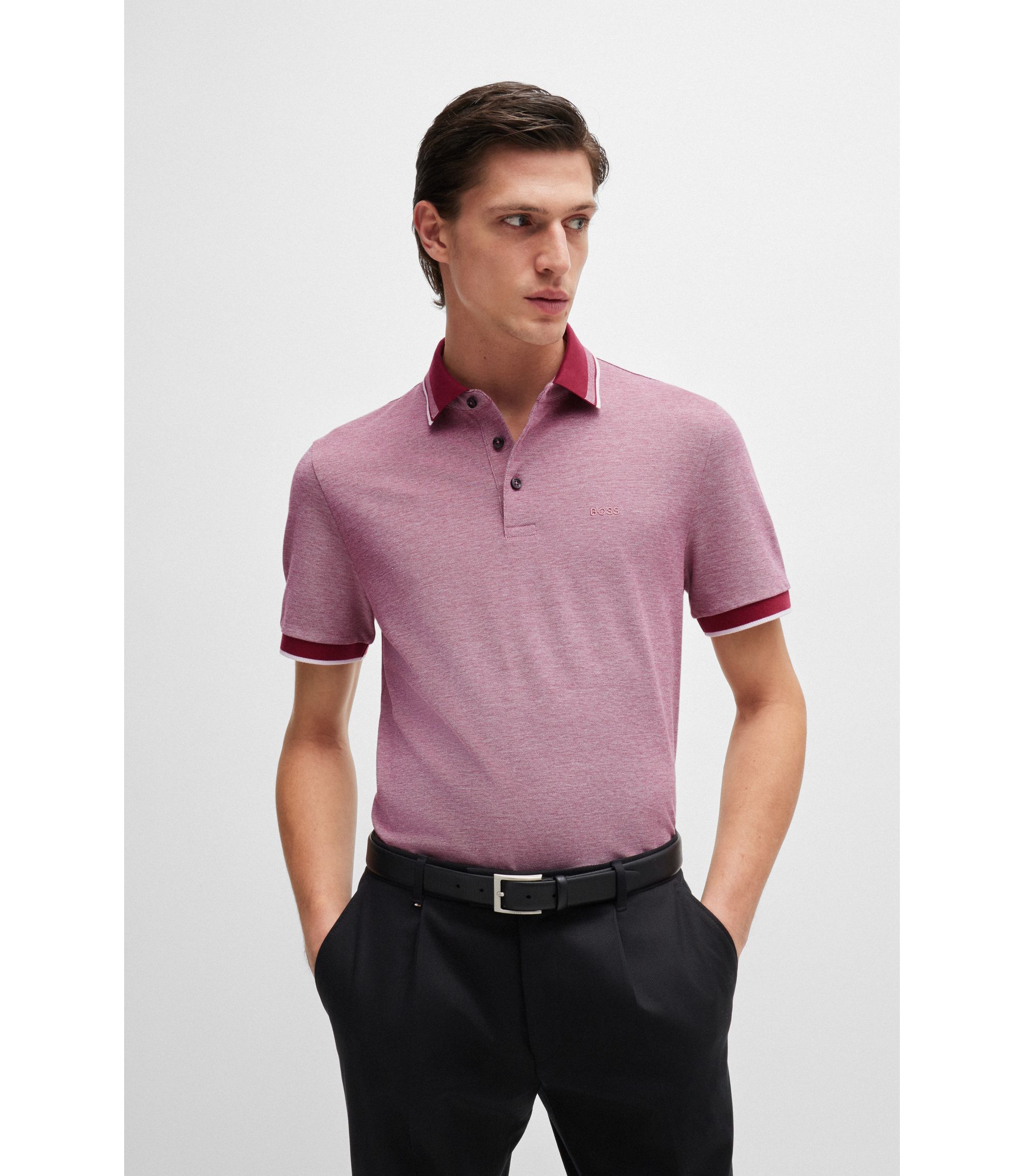 Tシャツ・カットソー Hugo Boss FW24 'Prout 141' polo shirt (50521116 373) hbna50521116_605_350?wid=1980&
