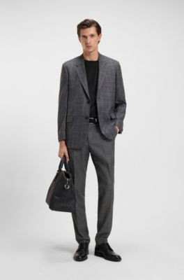 Regular-fit T-shirt in piqu&eacute; fabric, Black