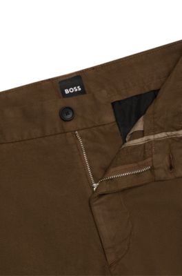 Slim-fit trousers, Light Green