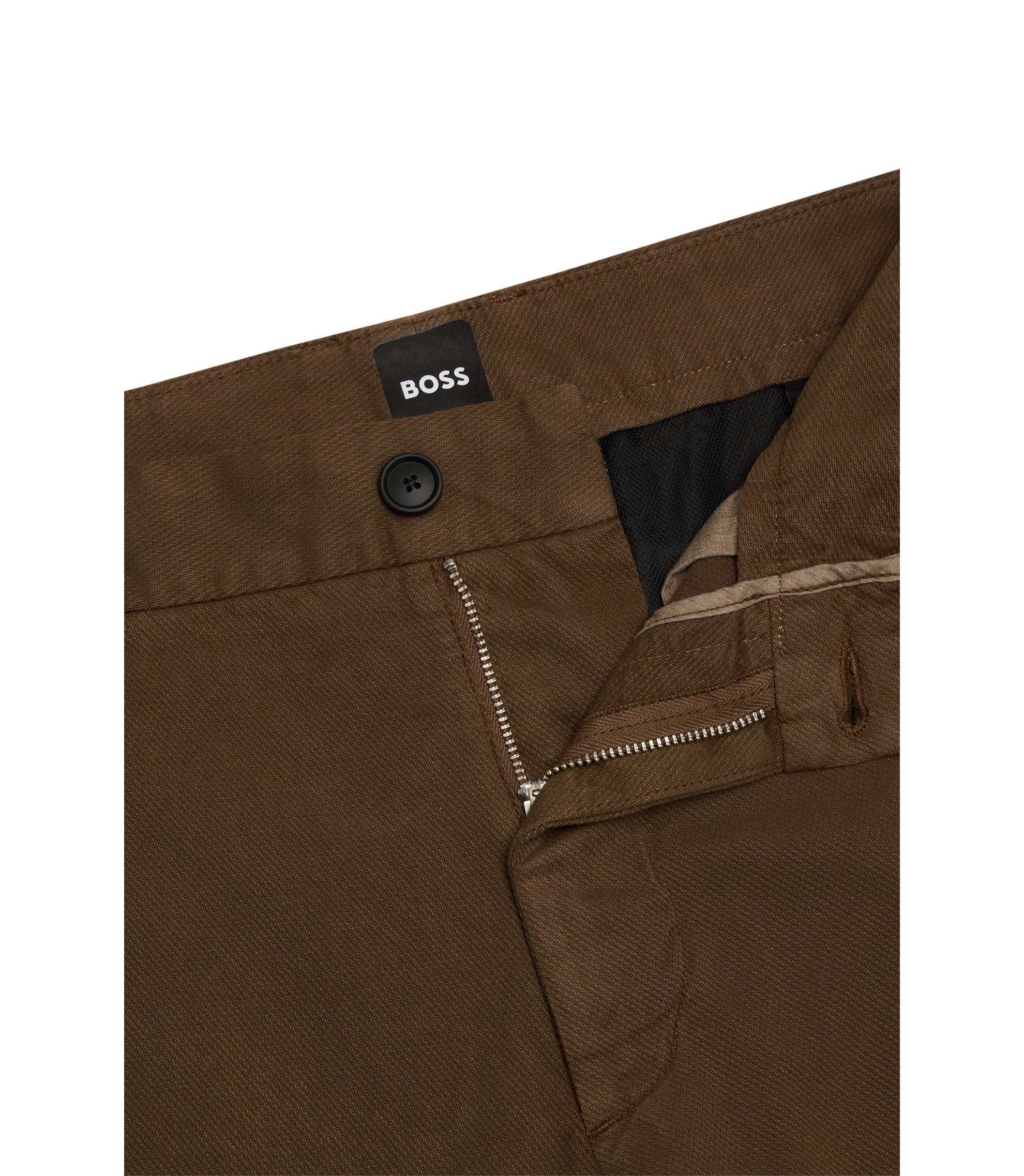 BOSS Slim-fit trousers Light Green