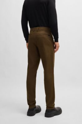 Slim-fit trousers, Light Green