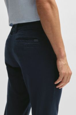 Slim-fit trousers, Dark Blue