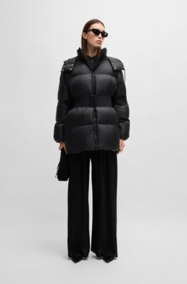 Veste Matelassée COSIMA Avec Capuche - Taille 16, Gris Multicolore, Occasion TBE