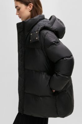 Veste Matelassée Cosima Avec Capuche Taille 16 - Occasion Comme Neuve - Couleur Gris/multicolore