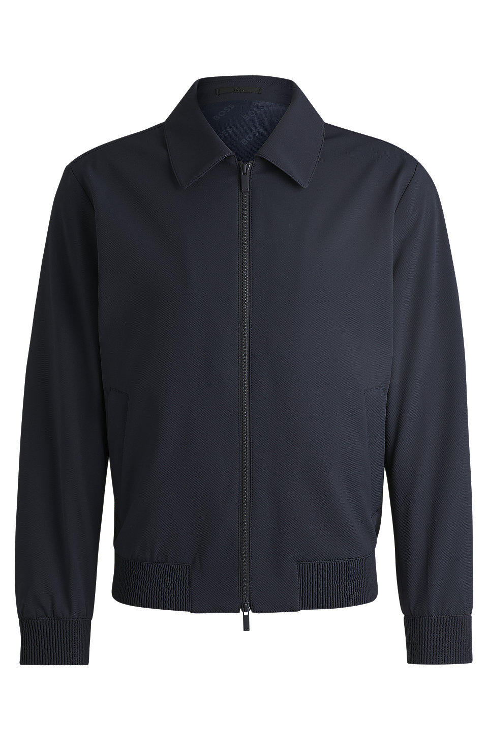 BOSS - Slim-fit jacket in water-repellent performance-stretch fabric