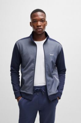 020104 HUGO BOSS ナイロン ジップ ジャケット L ネイビー