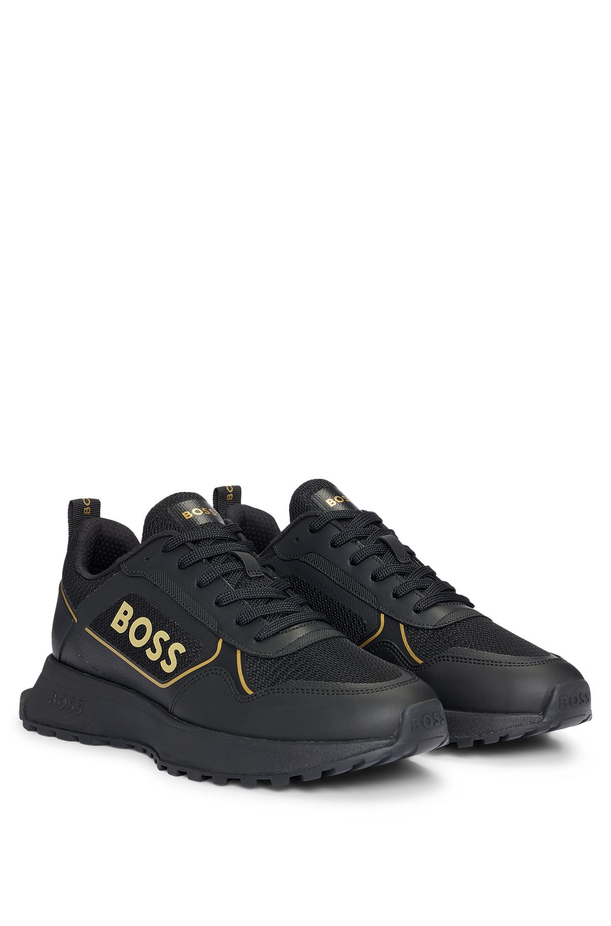 Sneakers in Black by HUGO BOSS