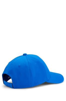 Gorra de sarga de algod&oacute;n con parche de logo, Celeste