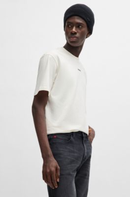 Slim-fit jeans in black stretch denim, Black