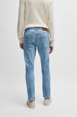 BOSS Slimfit jeans in freshblue comfortstretch denim