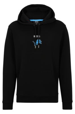 BOSS BOSS x NFL cottonterry hoodie with special artwork Lions