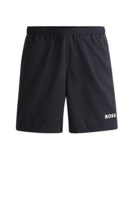 BOSS x Matteo Berrettini shorts in quick-dry fabric, Dark Blue