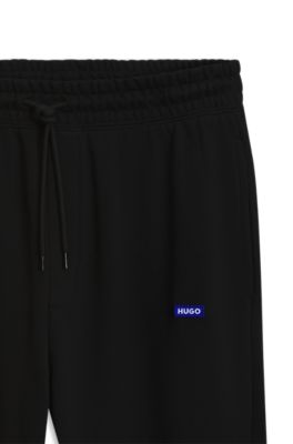 Bas de surv&ecirc;tement en coton, Noir