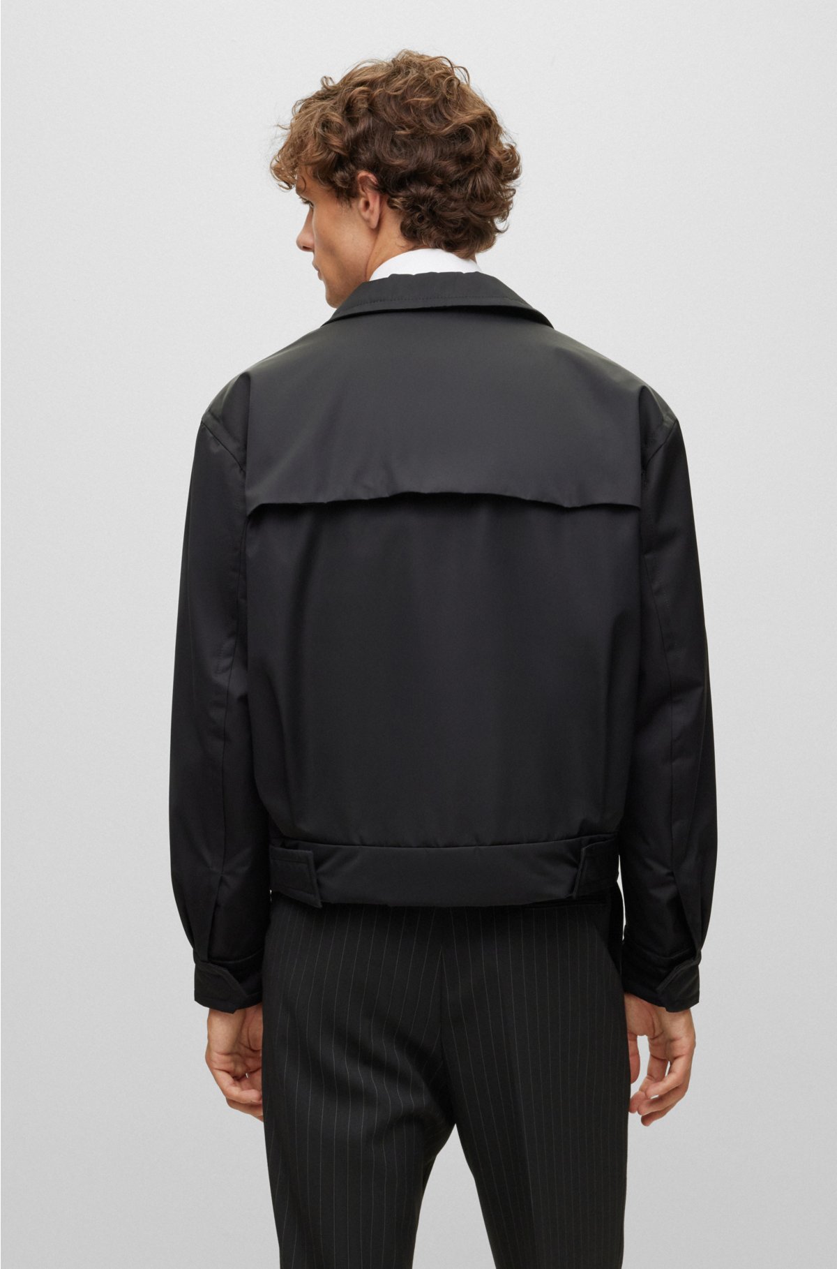 BOSS - THE CHANGE all-gender relaxed-fit bomber jacket
