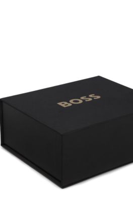 Cintur&oacute;n de piel italiana con costuras en contraste, Marr&oacute;n oscuro