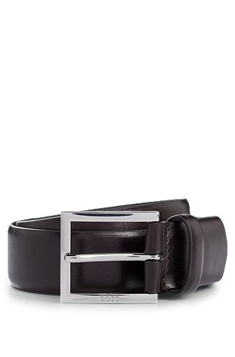 Buy CCBELTS Men's Leather Belt (BR019-44, Brown, 44) at