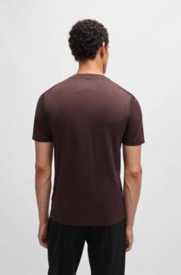 Camiseta Porsche x BOSS de algod&oacute;n mercerizado con detalle especial de la marca, Rojo claro