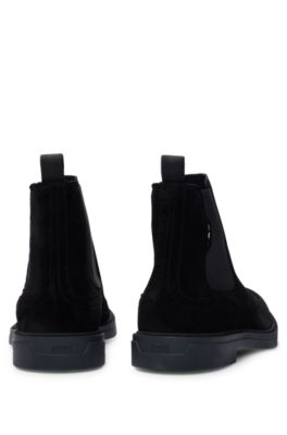 Shop black chelsea brogue boots Store