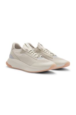 TTNM EVO trainers with knitted uppers, Light Beige