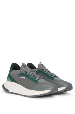 シンプルイズベスト☆【Hugo Boss】TTNM EVO スニーカー BOSS - TTNM EVO trainers with ribbed sole - Light Beige