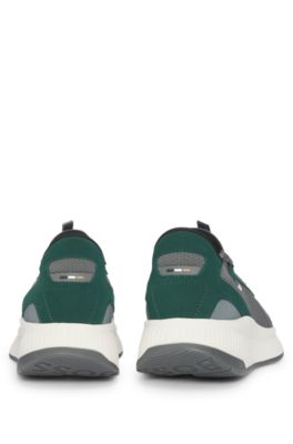 TTNM EVO trainers with knitted uppers, Light Green
