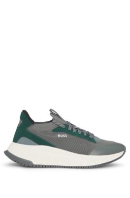 TTNM EVO trainers with knitted uppers, Light Green