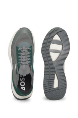 TTNM EVO trainers with knitted uppers, Light Green