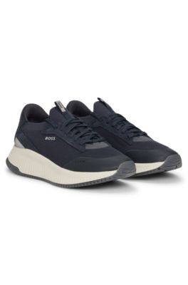 TTNM EVO trainers with knitted uppers, Dark Blue
