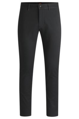 パンツ Hugo Boss Anaita trousers slim fit BOSS Hugo Boss Anaita Trousers White Cropped Slim Fit Pants