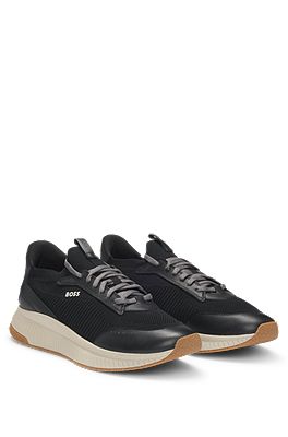 Sneakers in Black by HUGO BOSS