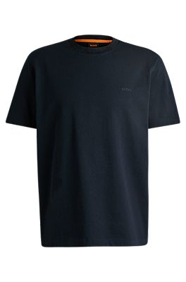 BOSS - Cotton-jersey T-shirt with logo detail